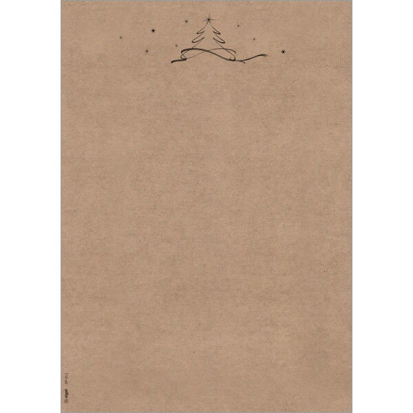 sigel Weihnachts-Motiv-Papier "Christmas with apples", A4