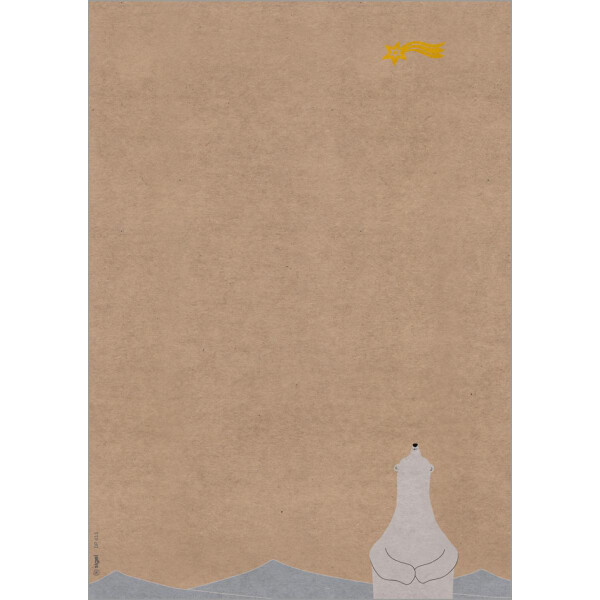 sigel Weihnachts-Motiv-Papier "Christmas with apples", A4