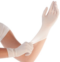 HYGOSTAR Synthetik-Handschuh ELASTIC, XL, weiß,...