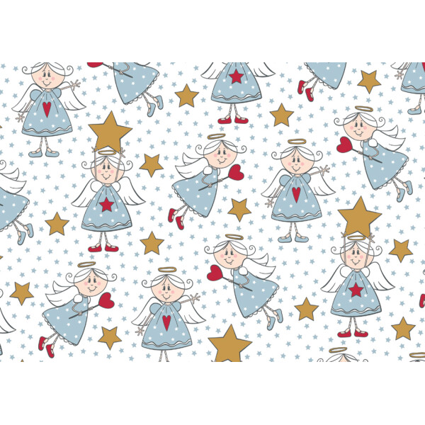 SUSY CARD Weihnachts-Geschenkpapier "Geschenke rot"