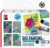 Marabu Punktfarbe Dot Pen Set "Blossom Beauty", 4 x 25 ml