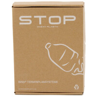 STOP Terminplaner REPT JAVA, ohne Kalender, A6, anthrazit