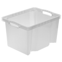 keeeper Aufbewahrungsbox "franz", 13,5 Liter, crystal-grey