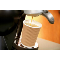 PAPSTAR Papp-Trinkbecher "pure" Ripple Wall, 0,3 l, beige