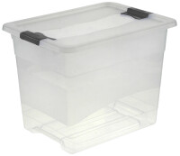 keeeper Aufbewahrungsbox "cornelia", 24 Liter, crystal-grey