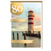 SUSY CARD Geburtstagskarte - 80. Geburtstag "Goldig"
