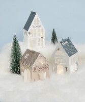 Clairefontaine Weihnachts-Bastelset "Häuser"