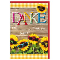 SUSY CARD Grußkarte "Sonnenblumen"