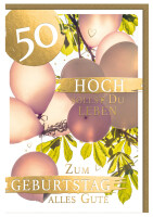 SUSY CARD Geburtstagskarte - 50. Geburtstag...
