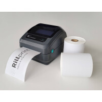 rillprint Rollenetiketten Zebra, 102 x 150 mm, weiß