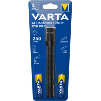 VARTA Taschenlampe Aluminium Light F20 Pro, schwarz