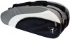 TALBOT torro Schlägertasche Racketbag, schwarz silber weiß