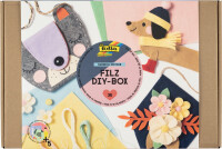 folia Filz DIY-Box Rainbow Edition, 36-teilig