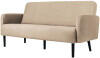 PAPERFLOW 3-Sitzer Sofa LISBOA, Stoffbezug, elfenbein