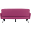 PAPERFLOW 3-Sitzer-Sofa LISBOA, Kunstlederbezug, lila