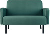 PAPERFLOW 2-Sitzer Sofa LISBOA, Stoffbezug, grün