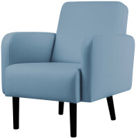 PAPERFLOW Sessel LISBOA, Kunstlederbezug, blau