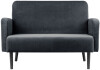 PAPERFLOW 2-Sitzer Sofa LISBOA, Samtbezug, blau