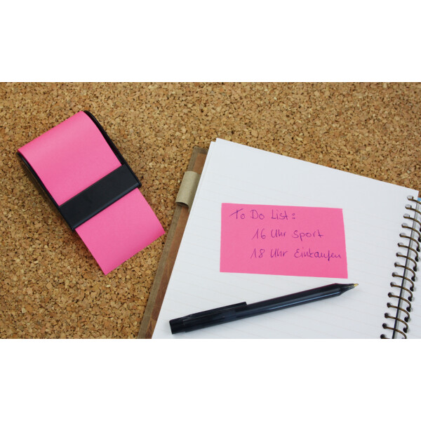 RNK Verlag Haftnotizen-Rolle im Abroller, brillant-orange