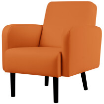 PAPERFLOW Sessel LISBOA, Kunstlederbezug, orange