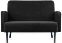 PAPERFLOW 2-Sitzer Sofa LISBOA, Samtbezug, grau