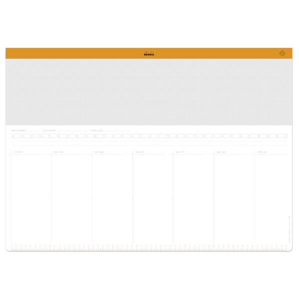 RHODIA Papier-Schreibunterlage RHODIATIME, DIN A3