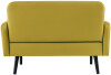 PAPERFLOW 2-Sitzer Sofa LISBOA, Kunstlederbezug, grün