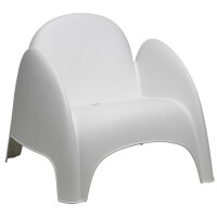 PAPERFLOW Kunststoff-Sessel DUMBO, weiß, 4er-Set