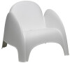 PAPERFLOW Kunststoff-Sessel DUMBO, weiß, 4er-Set
