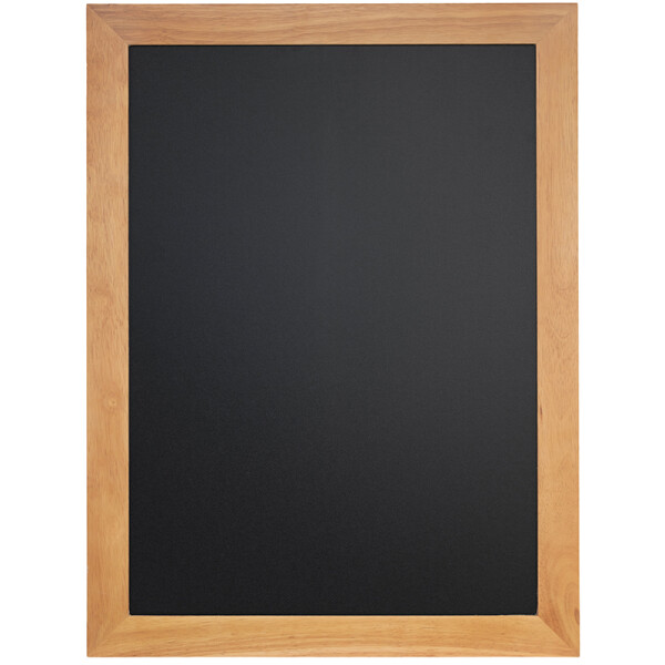 Securit Kreidetafel UNIVERSAL, mit Holzrahmen, teak