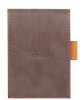 RHODIA Notizblock No. 12, 95 x 130 mm, liniert, schokolade