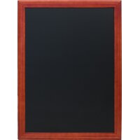 Securit Kreidetafel UNIVERSAL, mit Holzrahmen, mahagoni