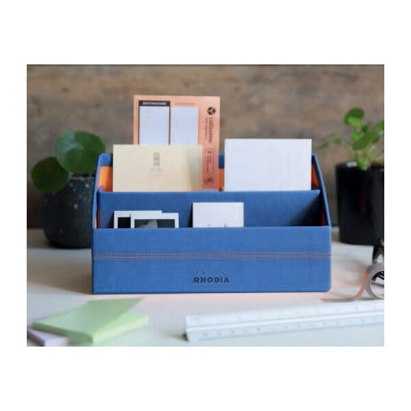 RHODIA Briefhalter RHODIARAMA, 2 F&auml;cher, nachtblau