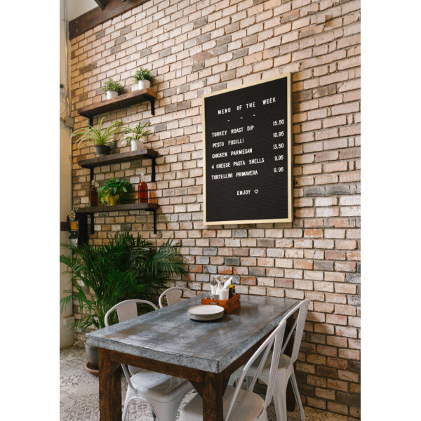Securit Buchstaben-Set f&uuml;r Wandtafel "LETTER BOARD", wei&szlig;
