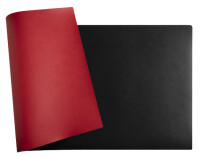 EXACOMPTA Schreibunterlage, 400 x 800 mm, schwarz rot