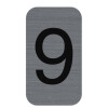EXACOMPTA Selbstklebeschild Zahl "9", 25 x 44 mm