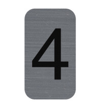EXACOMPTA Selbstklebeschild Zahl "1", 25 x 44 mm