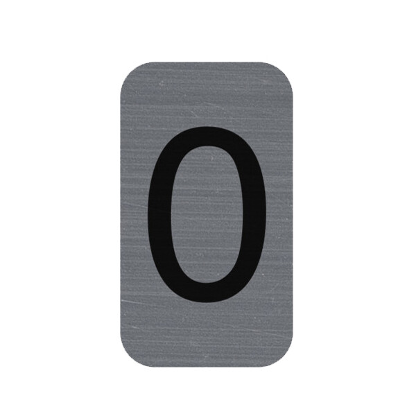 EXACOMPTA Selbstklebeschild Zahl "2", 25 x 44 mm