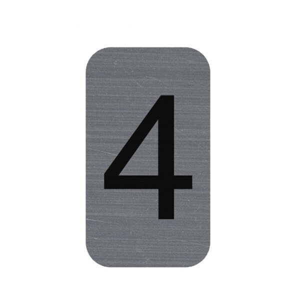 EXACOMPTA Selbstklebeschild Zahl "2", 25 x 44 mm