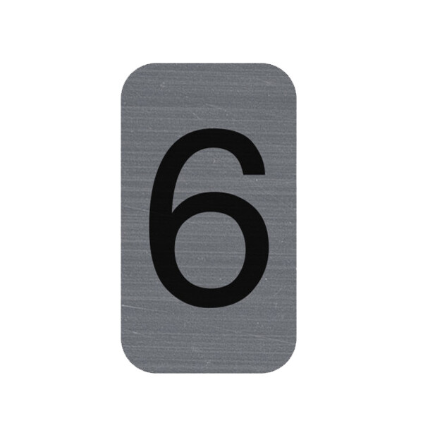 EXACOMPTA Selbstklebeschild Zahl "2", 25 x 44 mm