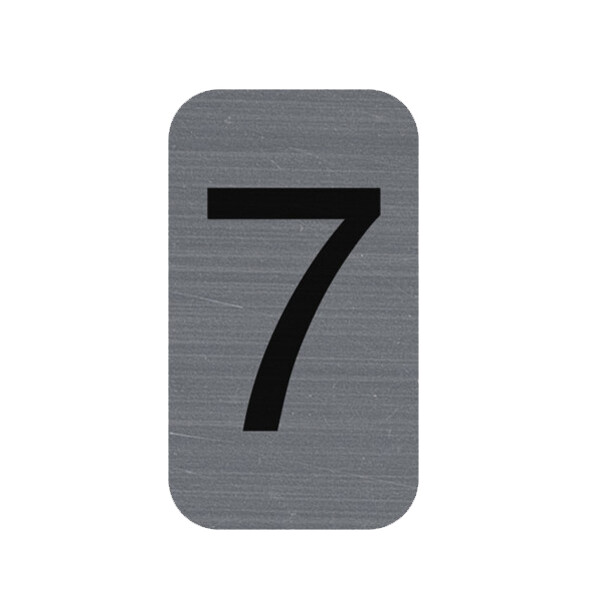 EXACOMPTA Selbstklebeschild Zahl "2", 25 x 44 mm