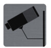 EXACOMPTA Hinweisschild "Kameraüberwacht"