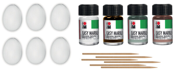 Marabu Marmorierfarben-Set easy marble "Pastel Glam Box"