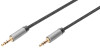 DIGITUS Audio Anschlusskabel, 3,5 mm Klinke, 3 m, schwarz