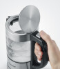 SEVERIN Mini-Glas-Wasserkocher WK 3458, Edelstahl schwarz