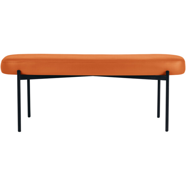 PAPERFLOW Sitzbank GAIA, Größe L, Kunstlederbezug, orange