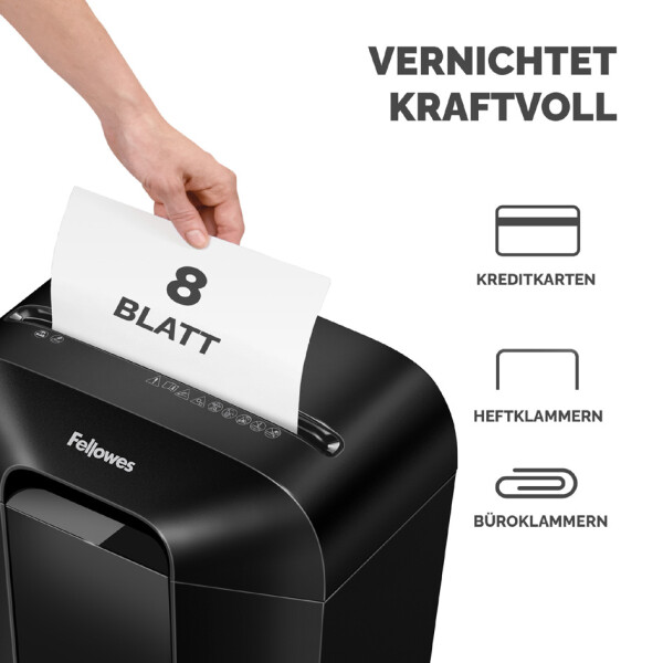 Fellowes Aktenvernichter Powershred LX41, schwarz