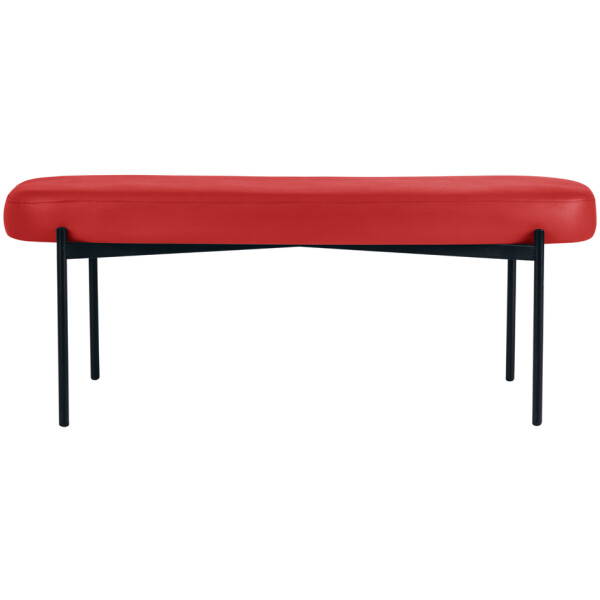 PAPERFLOW Sitzbank GAIA, Größe L, Kunstlederbezug, rot