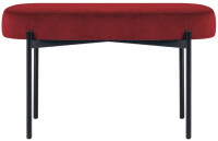 PAPERFLOW Sitzbank GAIA, Größe M, Samtbezug, rot