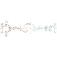 Oxford Office Spiralbuch My RecUp, 90 x 140 mm, kariert